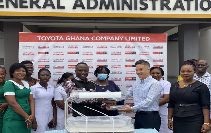 Donation to Ussher Hospital